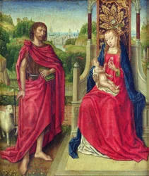 Madonna y el Niño con San Juan Bautista, c.1480-90
